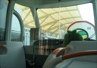 imts vehicle at station