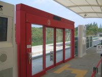 imts vehicle at station