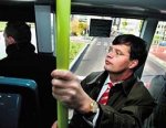 Prime minister Balkenende of the Netherlands rides the ParkShuttle