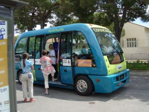 ParkShuttle II test at Antibes